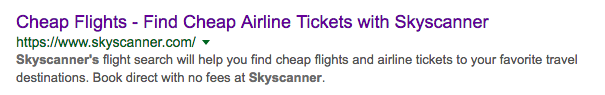 skyscanner serp