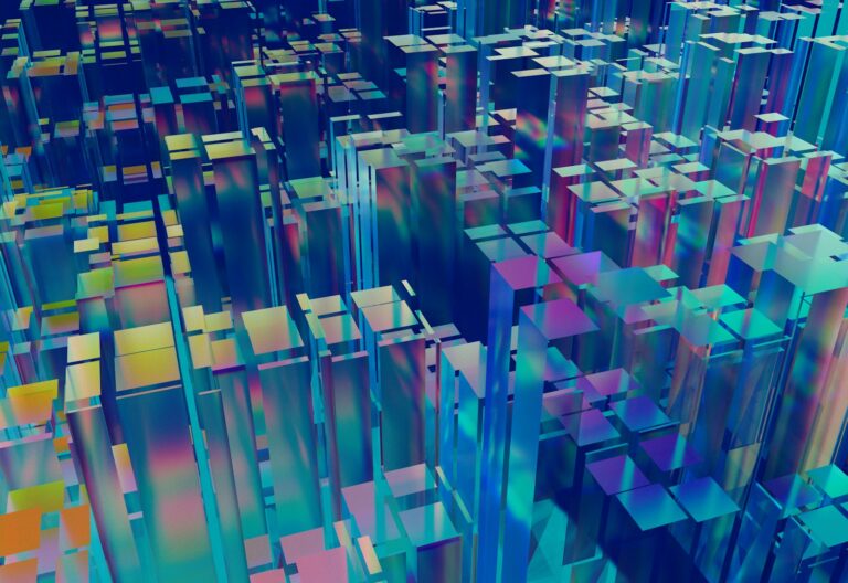 a group of colorful objects