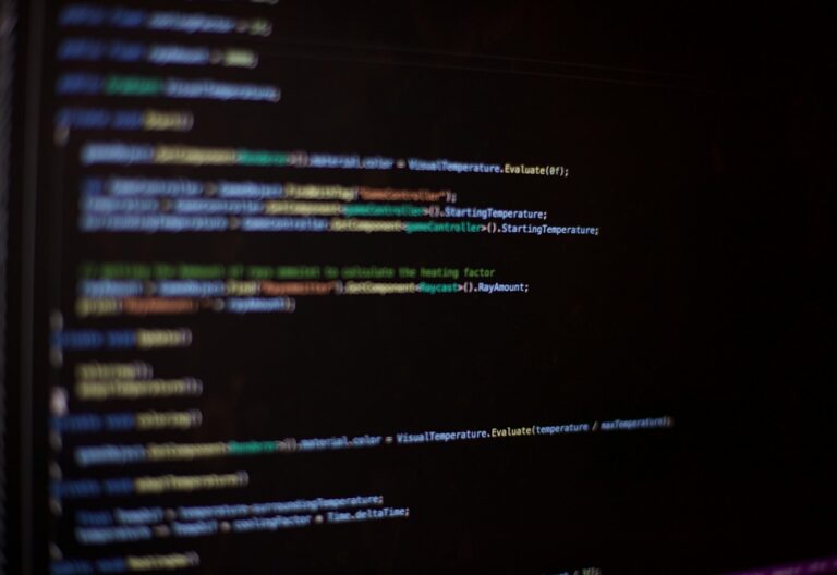 a computer screen with a bunch of text on it